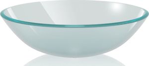 Umywalka vidaXL Umywalka z matowego, hartowanego szkła 42 cm 2