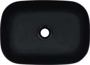 Umywalka vidaXL Umywalka, 45,5 x 32 x 13 cm, ceramiczna, czarna 4