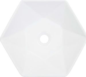 Umywalka vidaXL Umywalka, 41 x 36,5 x 12 cm, ceramiczna, biała 3