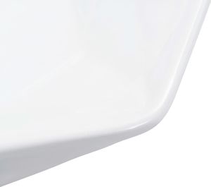 Umywalka vidaXL Umywalka, 41 x 36,5 x 12 cm, ceramiczna, biała 5