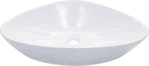 Umywalka vidaXL Umywalka, 58,5 x 39 x 14 cm, ceramiczna, biała 1