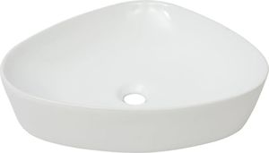 Umywalka vidaXL Ceramiczna umywalka trójkątna 50,5 x 41 x 12 cm, biała 2