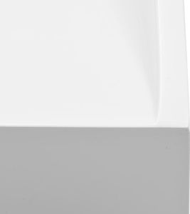 Umywalka vidaXL Umywalka, 80x46x11cm, kompozyt mineralny/marmurowy, biała (144065) 6