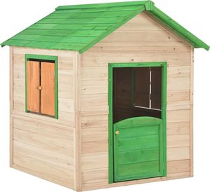 vidaXL Domek dla dzieci z drewna jodłowego 91791 1