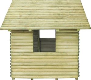 vidaXL Domek dla dzieci z drewna sosnowego 91229 3