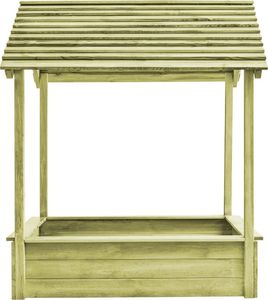 vidaXL Domek ogrodowy do zabawy z piaskownicą 120x110 cm (44907) 3