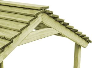 vidaXL Domek ogrodowy do zabawy z piaskownicą 120x110 cm (44907) 4