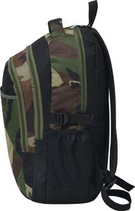 vidaXL Plecak szkolny czarny i moro 40 l 5