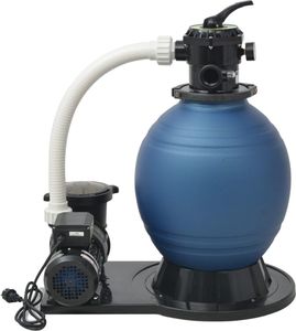 vidaXL Pompa z filtrem piaskowym 1000 W, 16800 L/h, XL 1