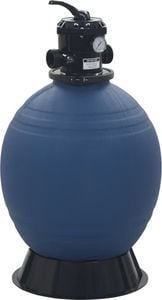 vidaXL Piaskowy filtr basenowy z zaworem 6 drożnym, niebieski, 560 mm 1