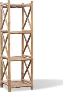 vidaXL 4 poziomowa bambusowa półka 1