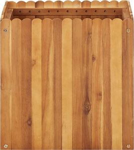 vidaXL Donica ogrodowa, 50x50x50 cm, lite drewno akacjowe 2