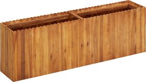 vidaXL Donica ogrodowa, 150x30x50 cm, lite drewno akacjowe 1