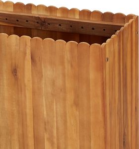 vidaXL Donica ogrodowa, 150x30x50 cm, lite drewno akacjowe 5