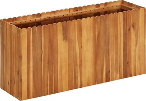 vidaXL Donica ogrodowa, 100x30x50 cm, lite drewno akacjowe 1
