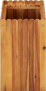 vidaXL Donica ogrodowa, 50x30x50 cm, lite drewno akacjowe 3