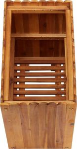 vidaXL Donica ogrodowa, 50x30x50 cm, lite drewno akacjowe 4