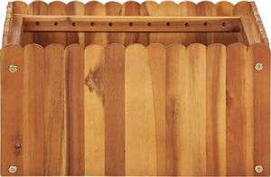 vidaXL Donica ogrodowa, 50x50x25 cm, lite drewno akacjowe 2