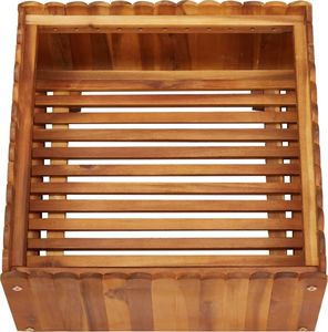 vidaXL Donica ogrodowa, 50x50x25 cm, lite drewno akacjowe 3