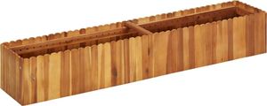 vidaXL Donica ogrodowa, 150x30x25 cm, lite drewno akacjowe 1
