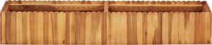 vidaXL Donica ogrodowa, 150x30x25 cm, lite drewno akacjowe 2