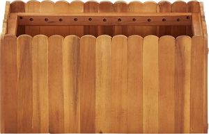 vidaXL Donica ogrodowa, 50x30x25 cm, lite drewno akacjowe 2