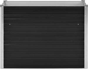 vidaXL Donica ogrodowa, antracytowa, 100x40x77 cm, galwanizowana stal 4