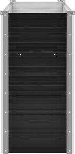 vidaXL Donica ogrodowa, antracytowa, 100x40x77 cm, galwanizowana stal 5