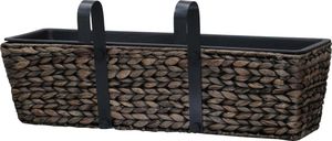 vidaXL Skrzynka ogrodowa brązowa 2 szt 7