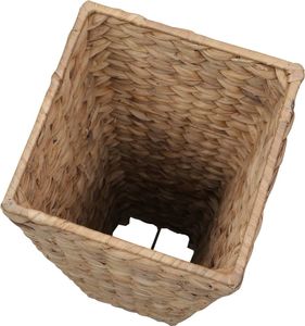 vidaXL Donice ogrodowe, 3 szt., hiacynt wodny, brązowe 7