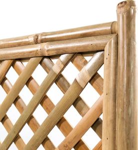 vidaXL Donica z trejażem, bambusowa, 70 cm 5