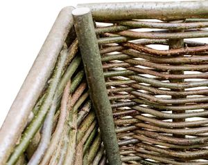 vidaXL Podniesiona donica ogrodowa, 120x40x40 cm, drewno leszczynowe 3