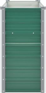 vidaXL Donica ogrodowa z galwanizowanej stali, 100x40x77 cm, zielona 4