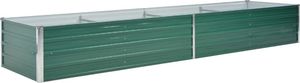 vidaXL Gabion z galwanizowanej stali, 320x80x45 cm, zielona 1