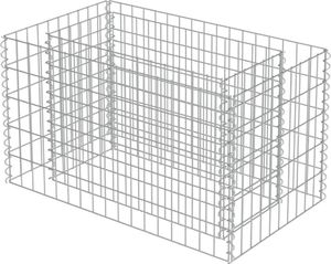vidaXL Donica gabionowa z galwanizowanej stali, 90 x 50 x 50 cm 2