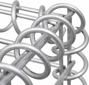 vidaXL Donica gabionowa z galwanizowanej stali, 270 x 50 x 50 cm 5