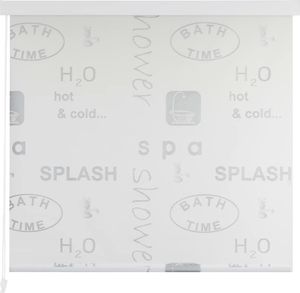 vidaXL Roleta prysznicowa Z napisami 140 cm x 240 cm 3