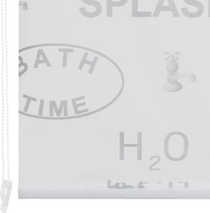 vidaXL Roleta prysznicowa Z napisami 140 cm x 240 cm 6