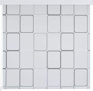 vidaXL Roleta prysznicowa Wzór w kwadraty 80 cm x 240 cm 3