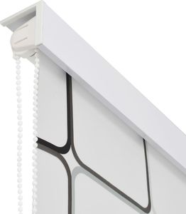 vidaXL Roleta prysznicowa Wzór w kwadraty 80 cm x 240 cm 4