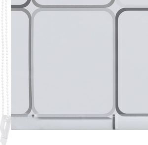 vidaXL Roleta prysznicowa Wzór w kwadraty 80 cm x 240 cm 6