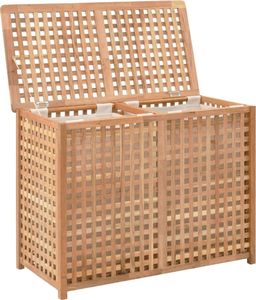 Kosz na pranie vidaXL brązowy (247604) 2