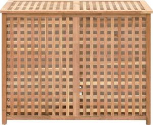 Kosz na pranie vidaXL brązowy (247604) 3