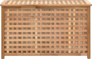 Kosz na pranie vidaXL brązowy (247602) 3