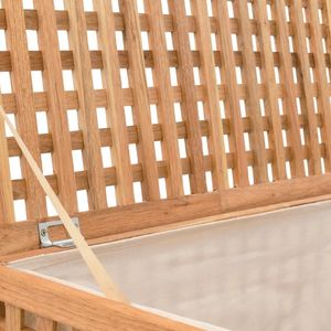 Kosz na pranie vidaXL brązowy (247602) 5