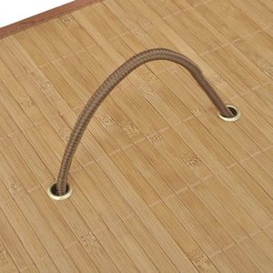 Kosz na pranie vidaXL brązowy (245581) 6