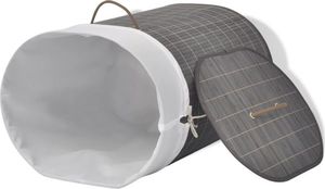 Kosz na pranie vidaXL brązowy (242728) 5