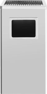 Kosz na śmieci vidaXL popielnica srebrny (51092) 5