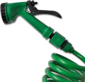 vidaXL wWąż ogrodowy z dyszami rozpylającymi elastyczny spiralny 15m 2