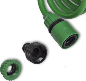 vidaXL wWąż ogrodowy z dyszami rozpylającymi elastyczny spiralny 15m 8